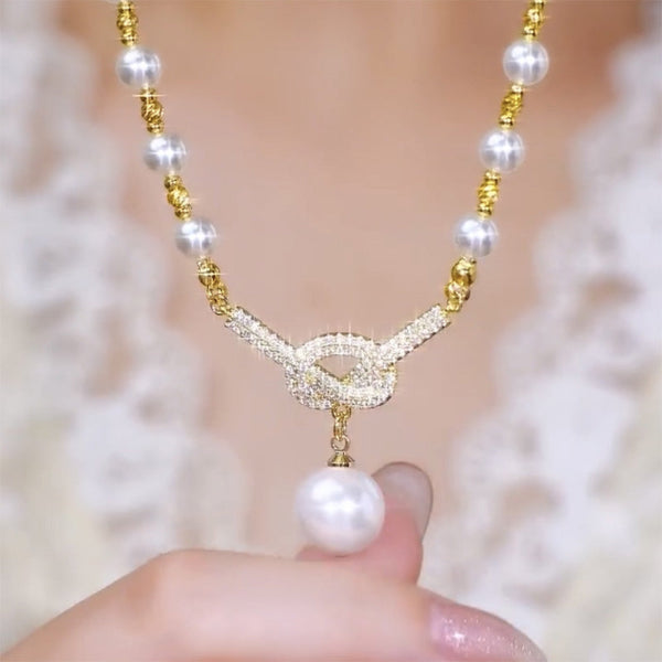 Jewelance™ PearlNecklace 1+1 GRATIS: Frauen Elegante Perle Bead Halskette
