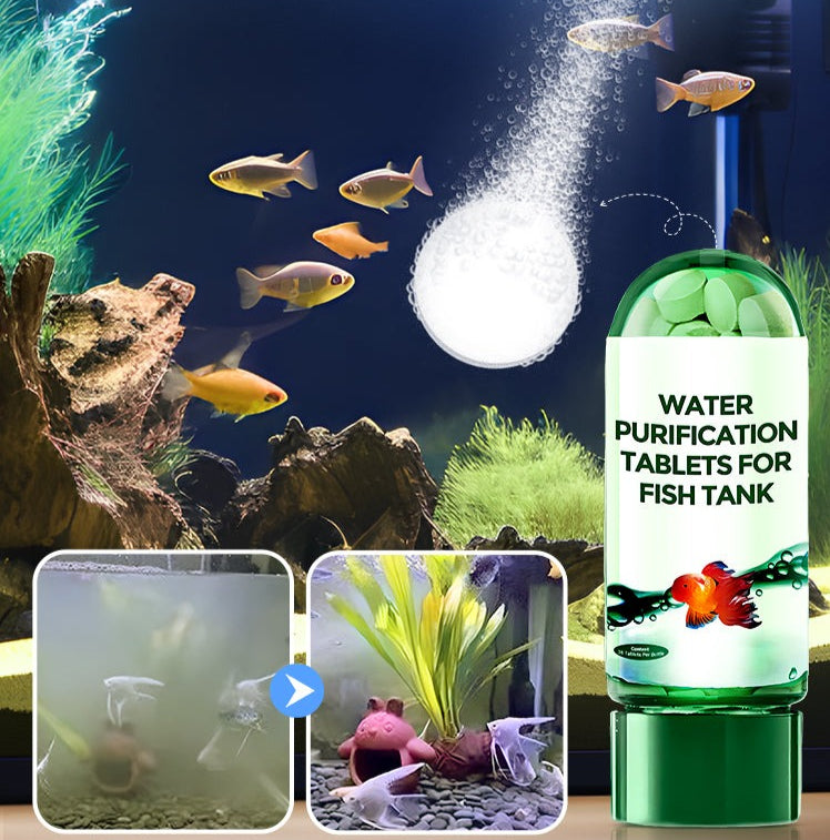 TankPurifier - Schnelle Und Effektive Wasserreinigungstablette Für Aquarien