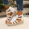 Happy™ SparklingWedge: Stylische Keilsandalen Mit Funkelnden Strasssteinen