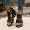 Happy™ SparklingWedge: Stylische Keilsandalen Mit Funkelnden Strasssteinen