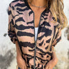 Icone™ ZebraJacket: Elegante, Stilvolle Zebramuster Jacke