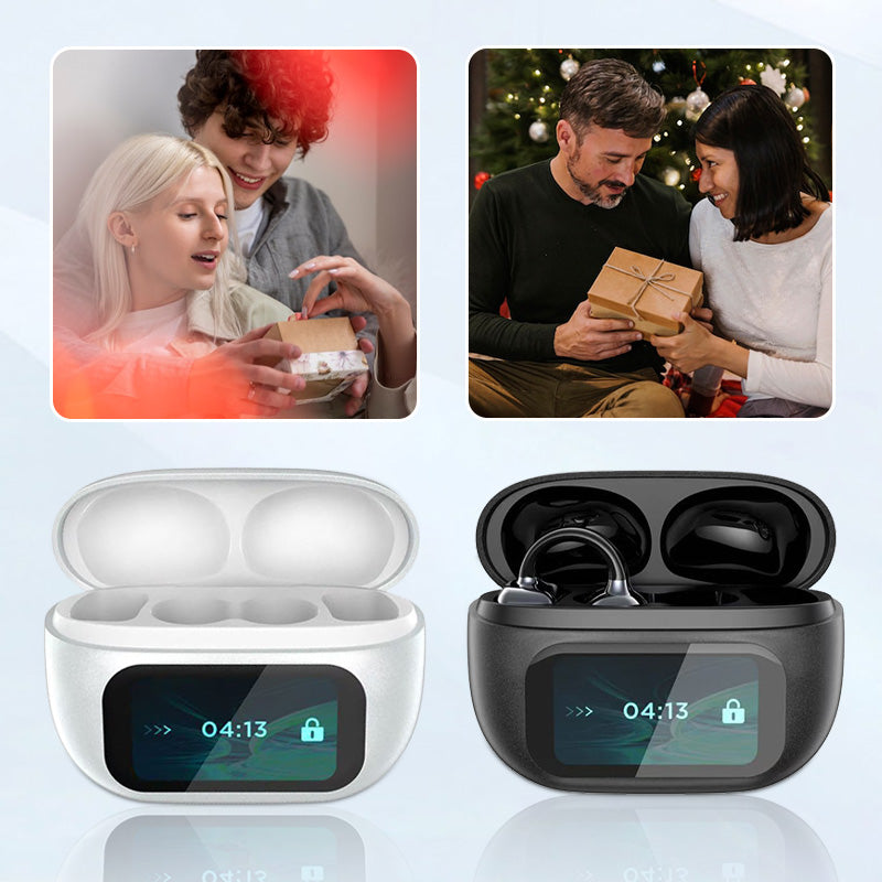 SmartEarbuds: Drahtloser Ohrclip Bluetooth-Ohrhörer Mit Intelligente Bildschirmanzeige