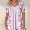 Icone™ FloralTop: Damen Lockere Und Bequeme Stilvolle Blumentop