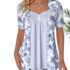 Icone™ FloralTop: Damen Lockere Und Bequeme Stilvolle Blumentop