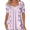 Icone™ FloralTop: Damen Lockere Und Bequeme Stilvolle Blumentop