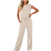 Icone™ StylishSet: Stylisches, Bequemes Top Ohne Ärmel Und Hose Im Set