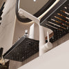 GlideHold® BathroomRack™: Modernes Absaugung Badezimmer Regal Mit U-Nut Design