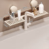 GlideHold® BathroomRack™: Modernes Absaugung Badezimmer Regal Mit U-Nut Design