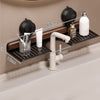 GlideHold® BathroomRack™: Modernes Absaugung Badezimmer Regal Mit U-Nut Design