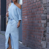 Icone™ FashionSet: Stilvolles Schulterfrei Top Und Jeansrock