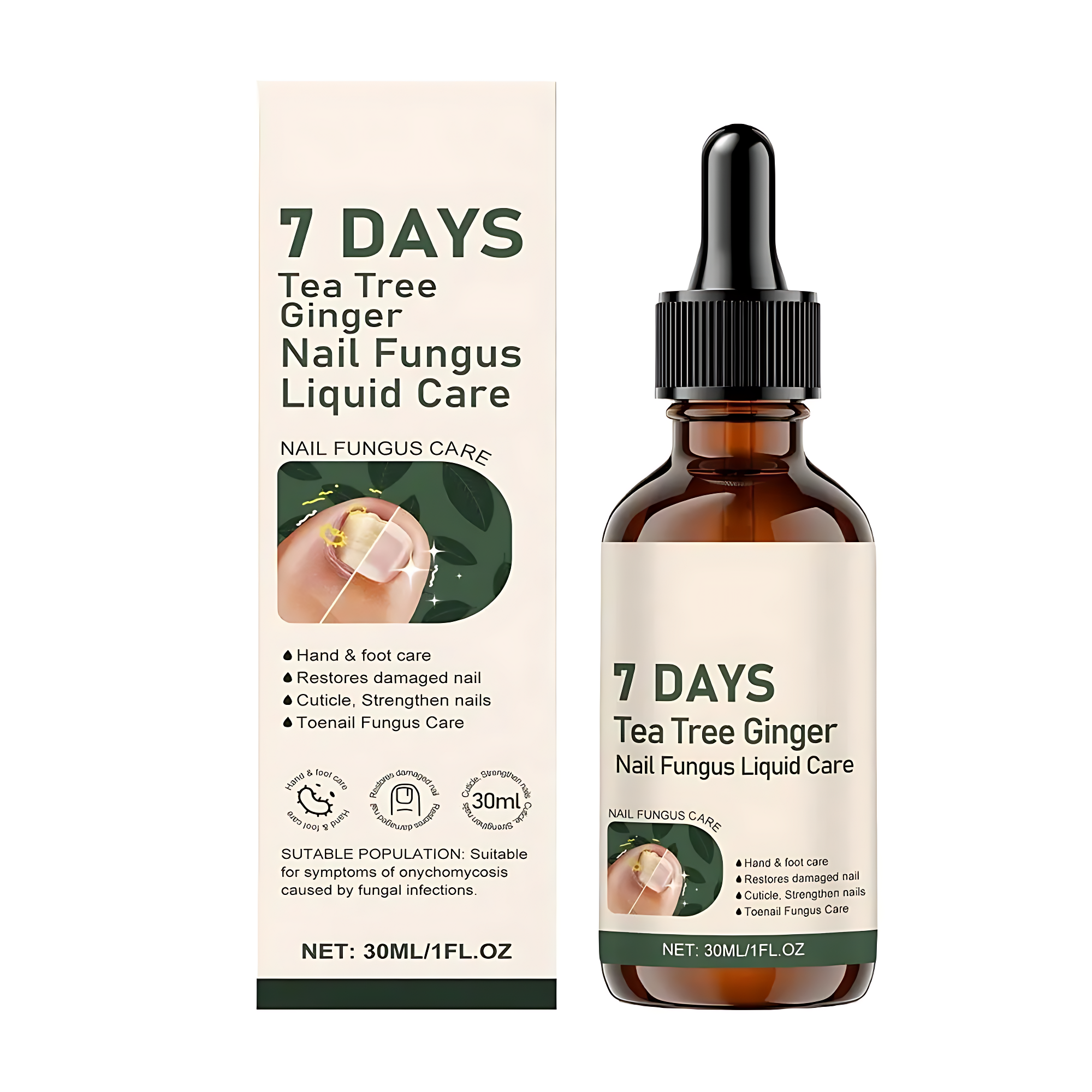 NailDrops 1+1 GRATIS: Flüssige Nagelpilz-Reparatur-Heiltropfen