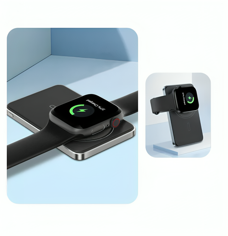MagneticCharger - 3 in 1 Schnell Magnetisches Ladegerät Tragbare Powerbank
